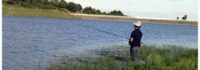 Peche en aout au lac de la madone